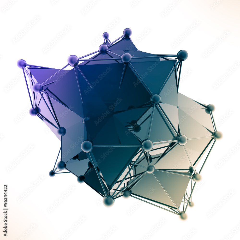 Poster structure 3d render computer graphics cg. crystal illustration. one from the set. more in my porftol