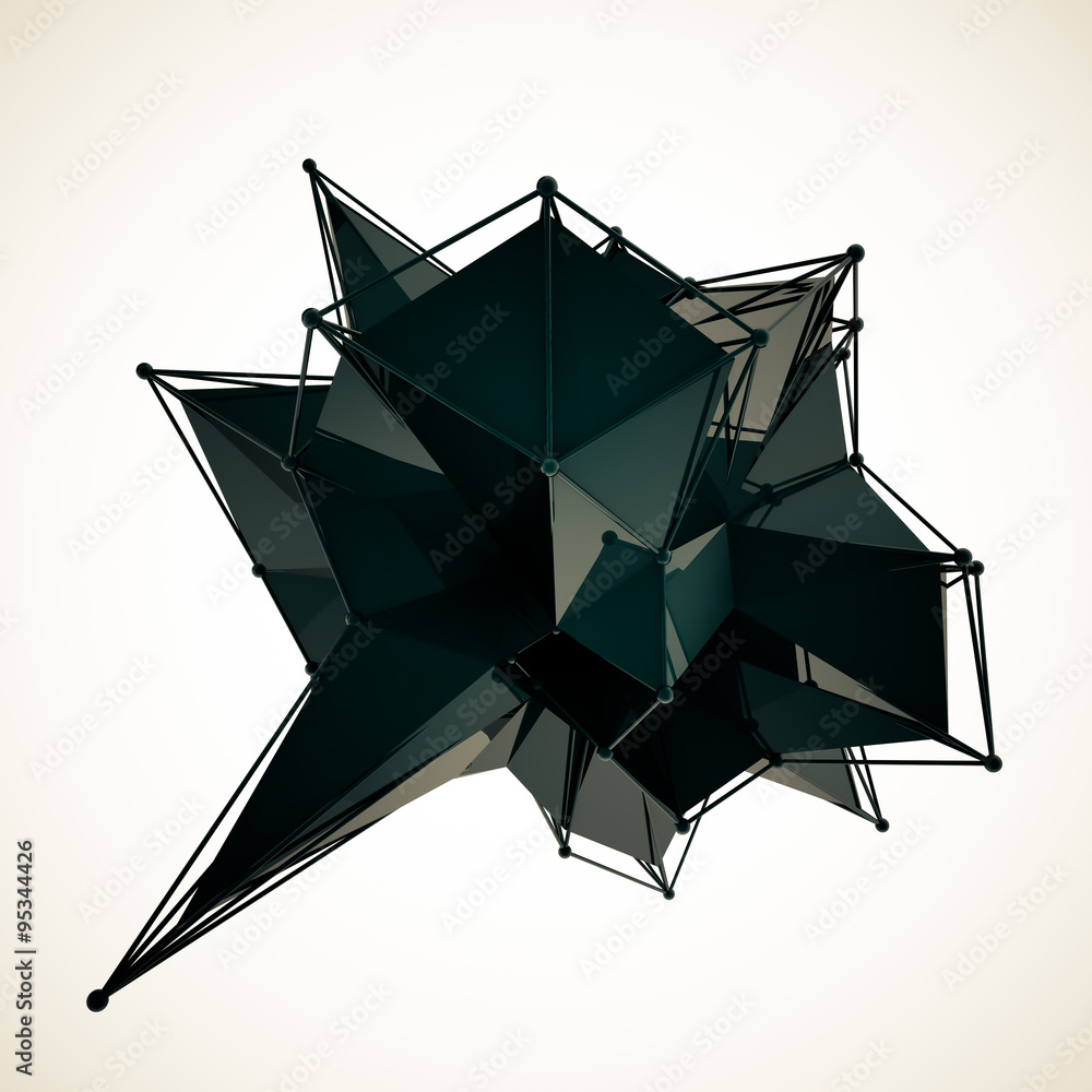 Poster structure 3d render computer graphics cg. crystal illustration. one from the set. more in my porftol