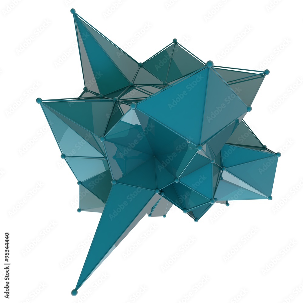 Poster structure 3d render computer graphics cg. crystal illustration. one from the set. more in my porftol