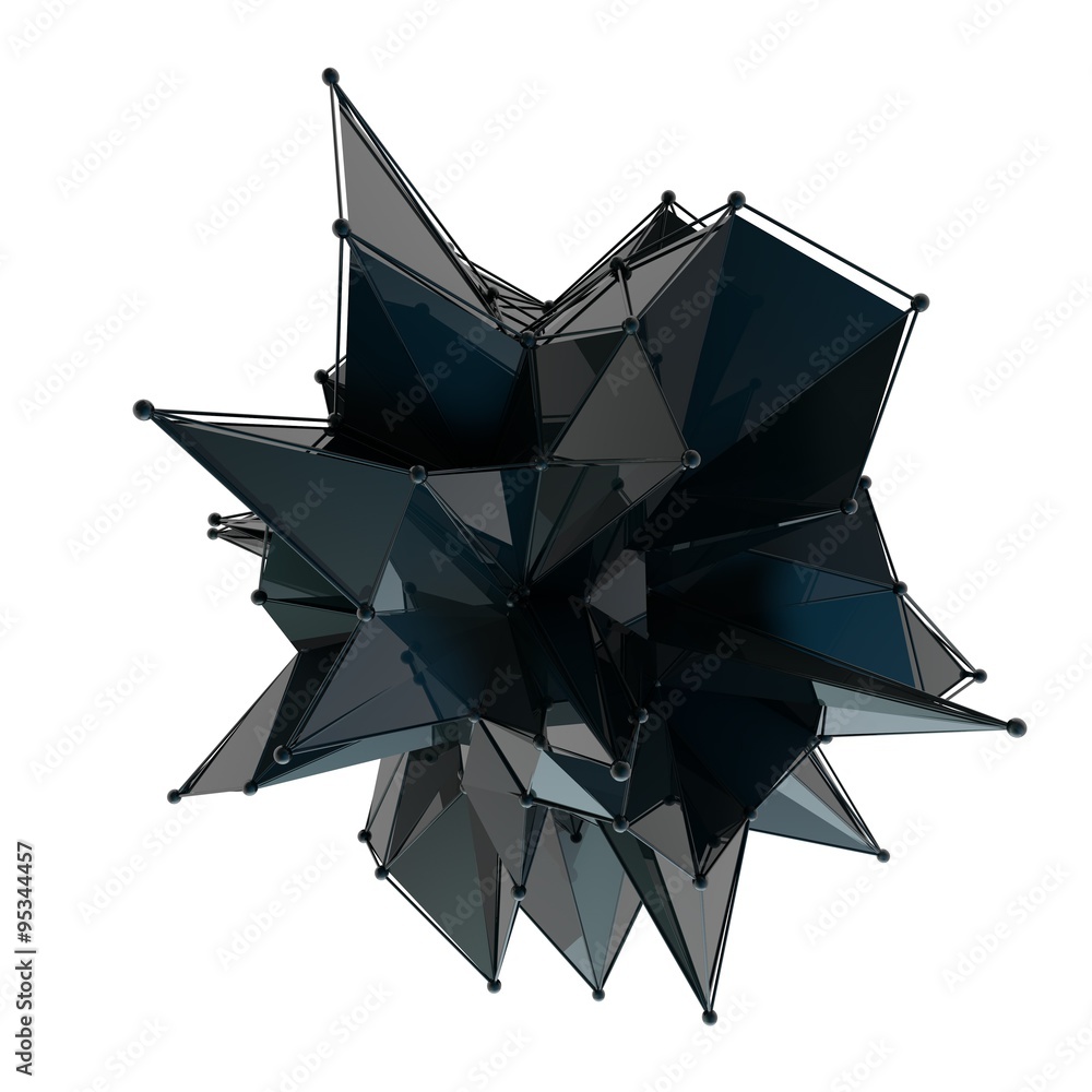 Poster structure 3d render computer graphics cg. crystal illustration. one from the set. more in my porftol