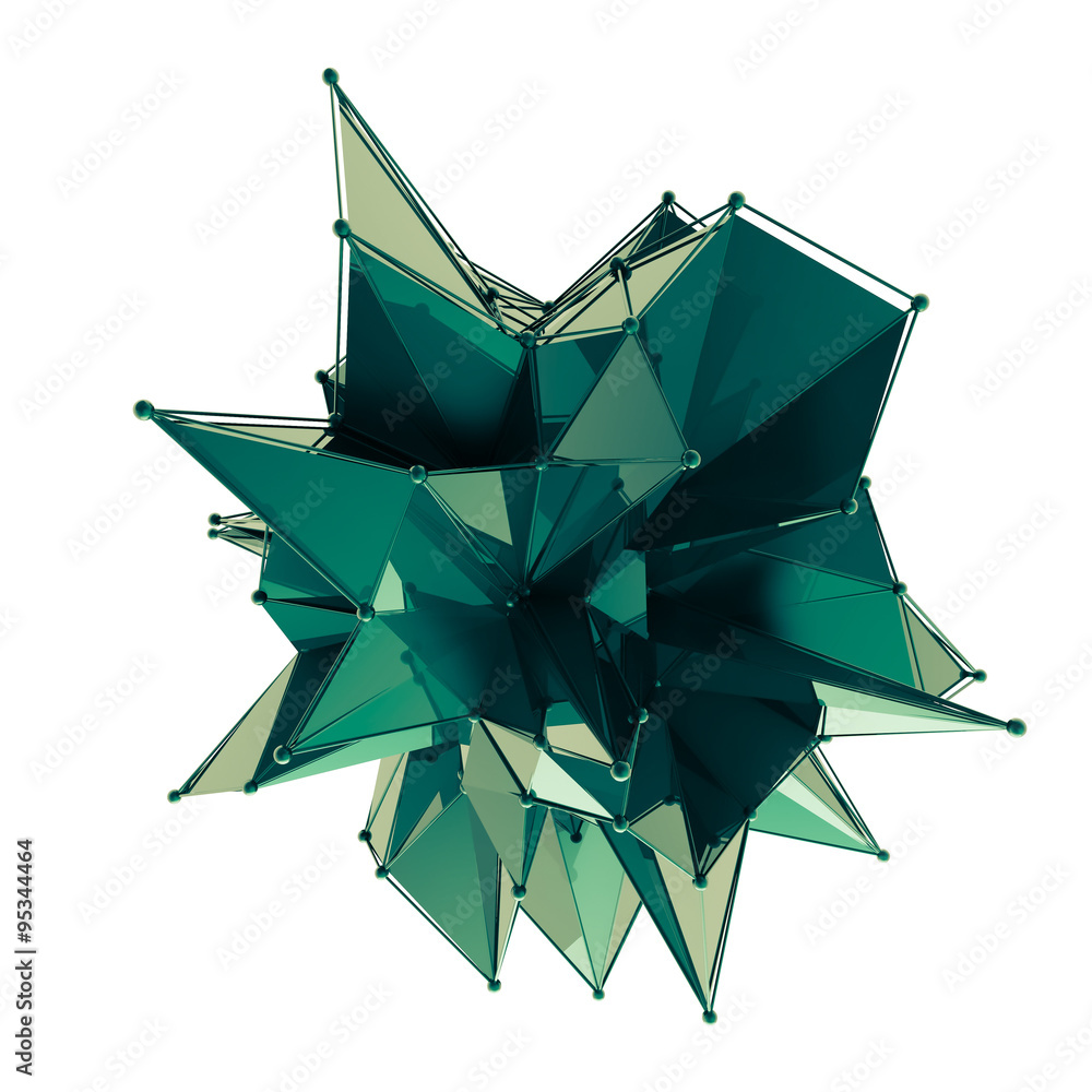 Poster structure 3d render computer graphics cg. crystal illustration. one from the set. more in my porftol