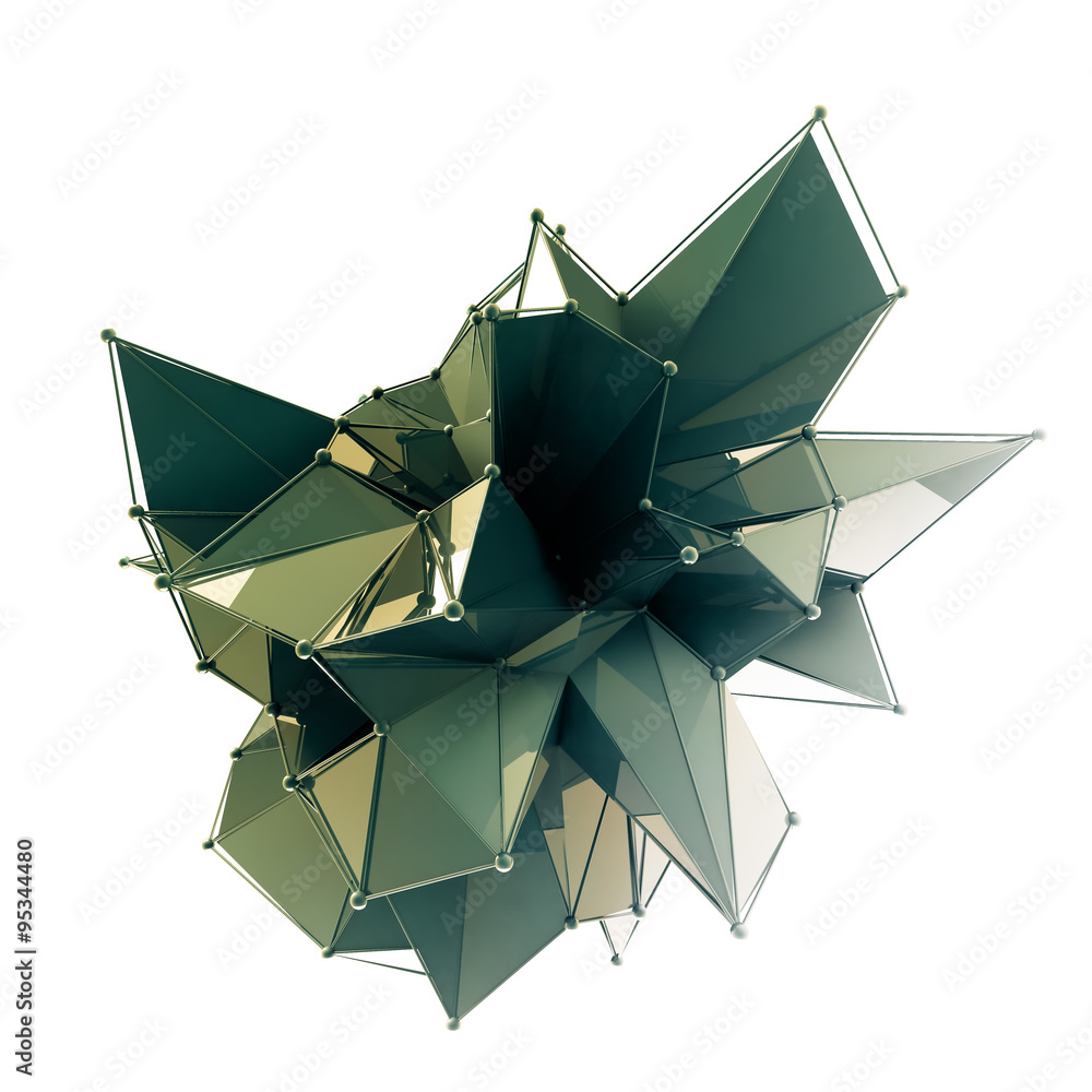 Poster structure 3d render computer graphics cg. crystal illustration. one from the set. more in my porftol