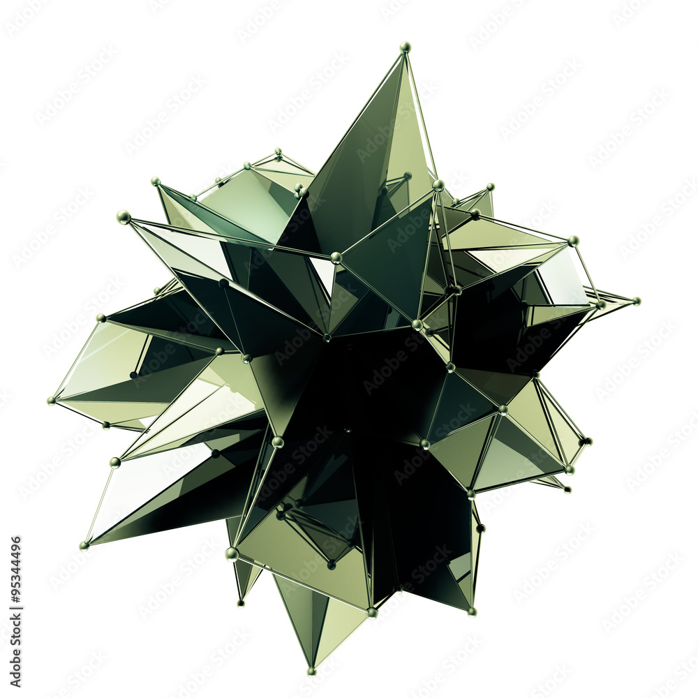 Poster structure 3d render computer graphics cg. crystal illustration. one from the set. more in my porftol