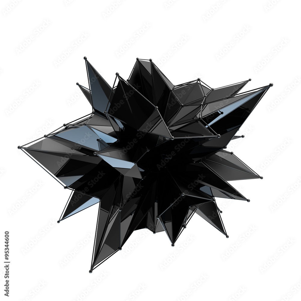 Poster structure 3d render computer graphics cg. crystal illustration. one from the set. more in my porftol
