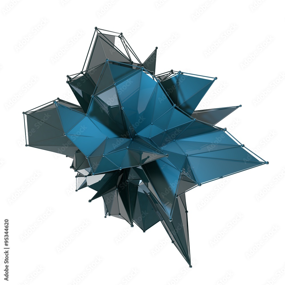 Poster structure 3d render computer graphics cg. crystal illustration. one from the set. more in my porftol