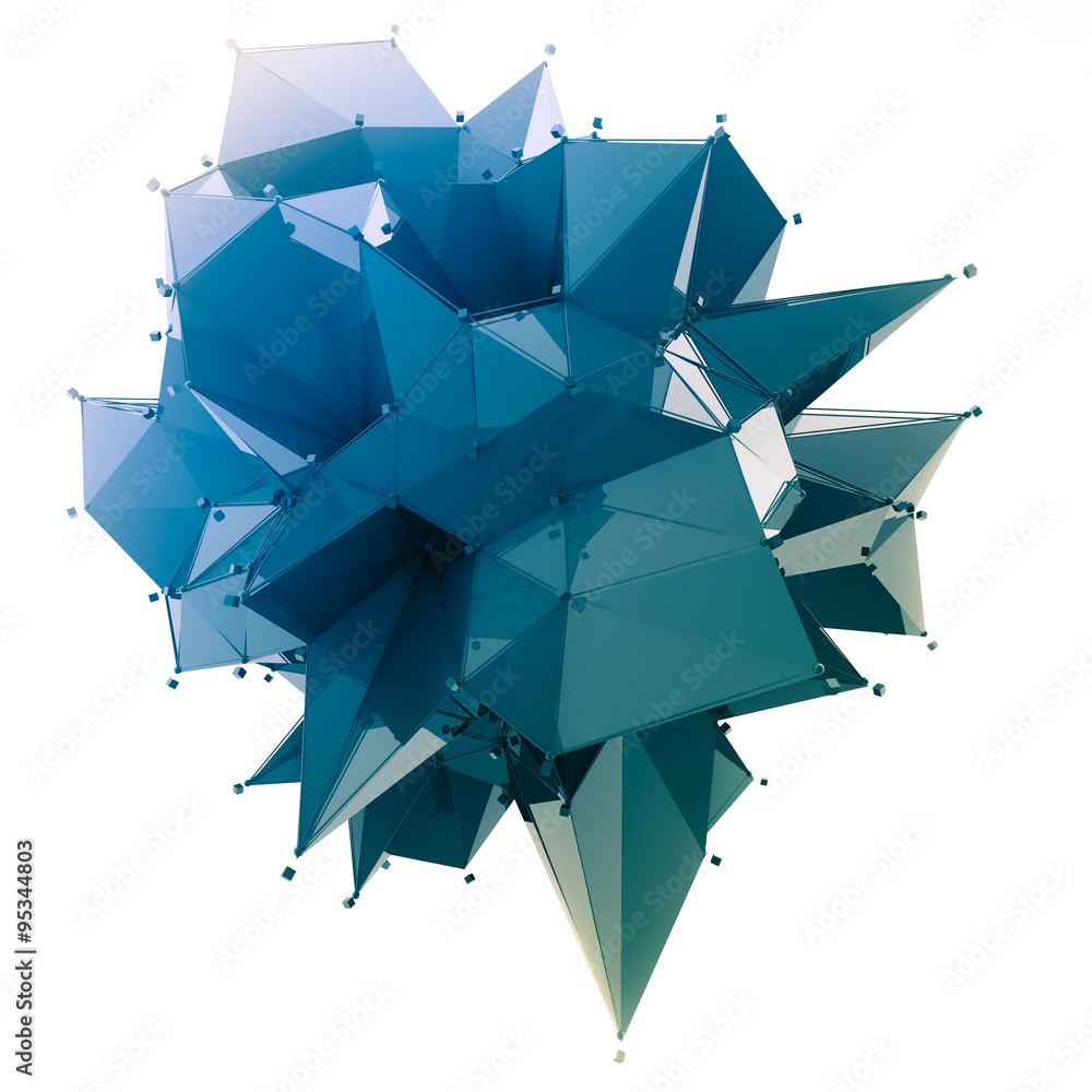 Poster structure 3d render computer graphics cg. crystal illustration. one from the set. more in my porftol