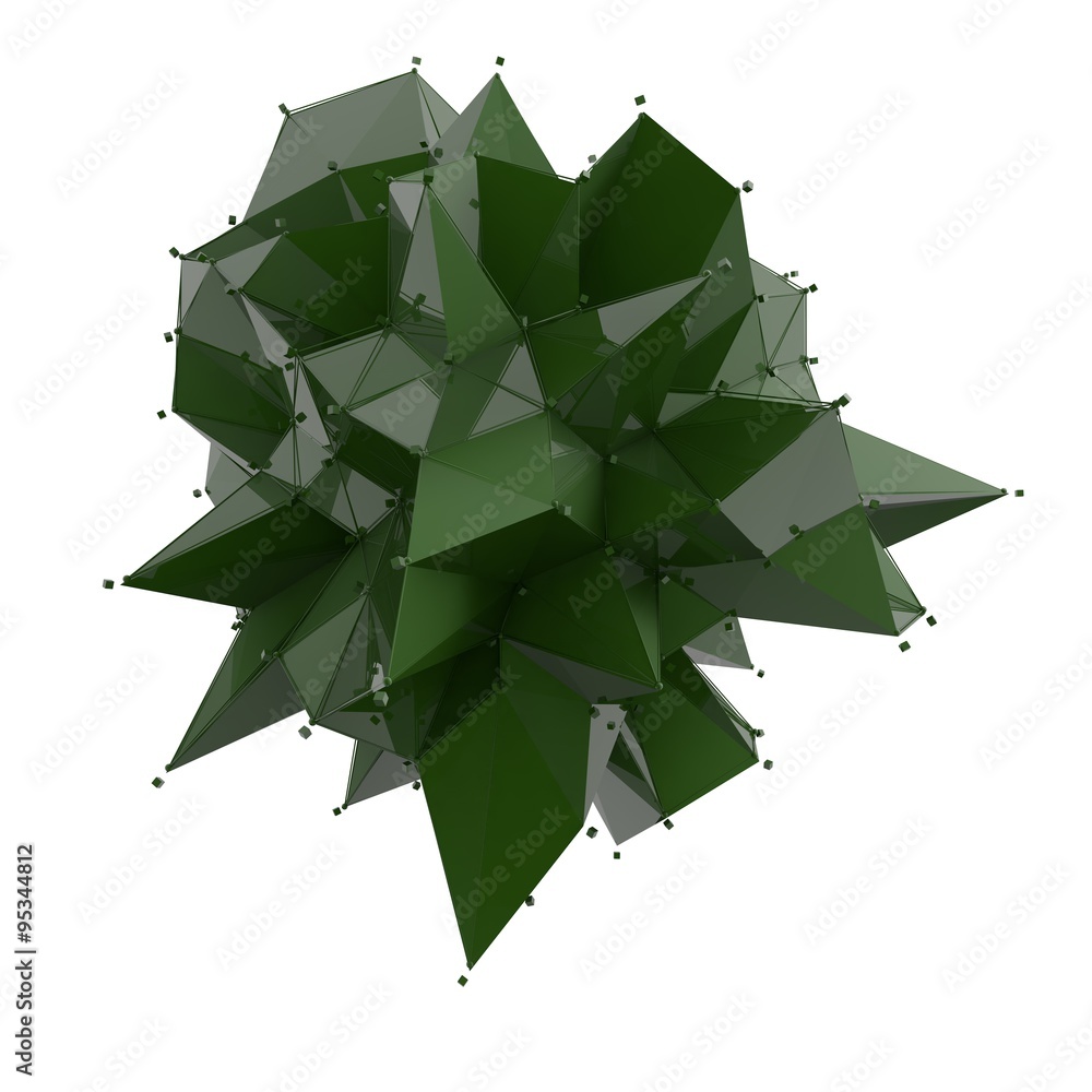 Fototapete structure 3d render computer graphics cg. crystal illustration. one from the set. more in my porftol