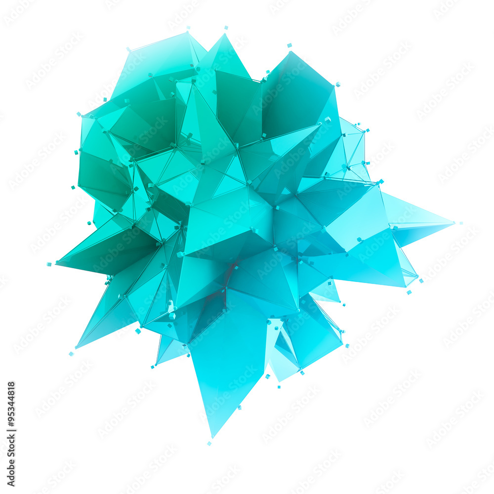 Poster structure 3d render computer graphics cg. crystal illustration. one from the set. more in my porftol