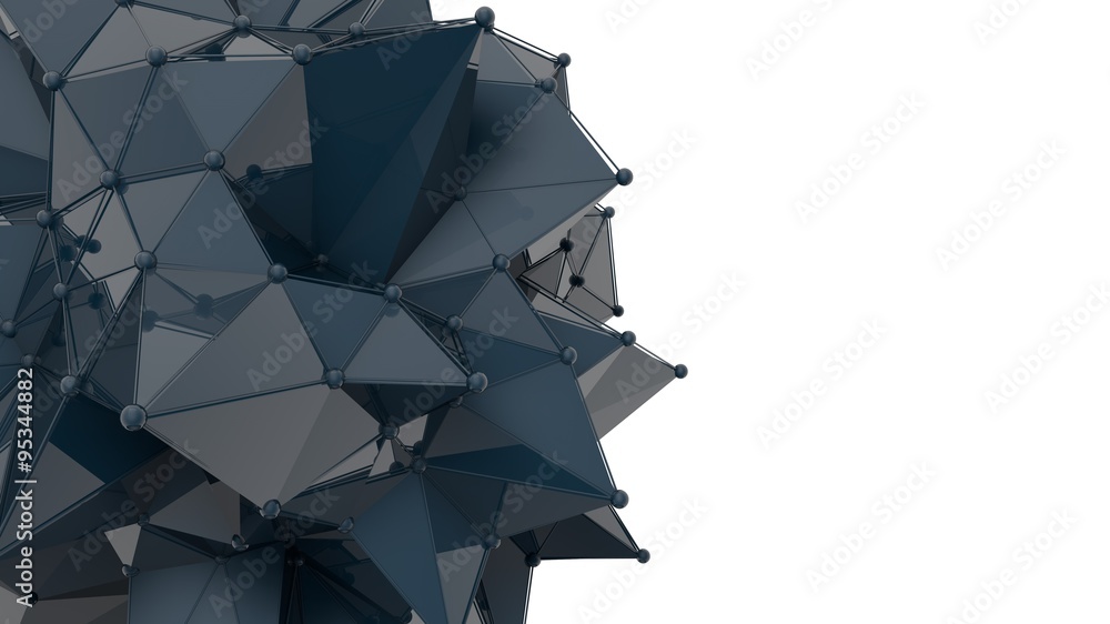 Poster structure 3d render computer graphics cg. crystal illustration. one from the set. more in my porftol