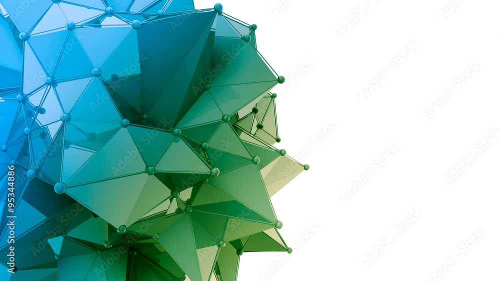 Poster structure 3d render computer graphics cg. crystal illustration. one from the set. more in my porftol