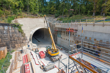 Erlangen Burgberg tunnelbouw