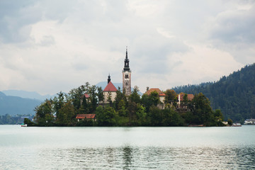 The Bled lake, Slovenia.