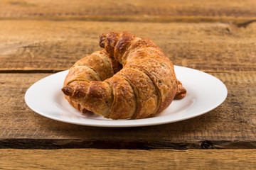 Fresh baked croissants