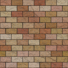 Old brick wall seamless texture
