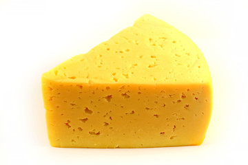 Yellow cheese photographed