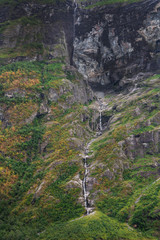Wasserfall im Geiranger Fjord
