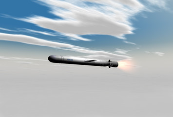 Naklejka na ściany i meble Missile Cruise tomahawk