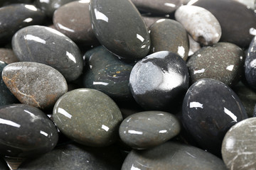 Sea pebbles background