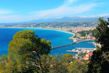 Obraz premium Beautiful beach, south France and Monaco 