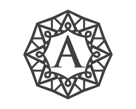 A Monogram Royal Letter Logo