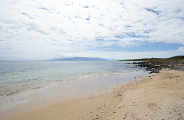Fototapeta na wymiar Kaiolohia Beach (Shipwreck Beach) Lanai, Hawaii -4