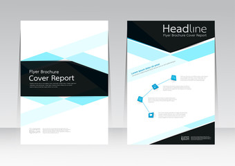 Fototapeta premium Vector design for Cover Report Brochure Flyer Poster in A4 size