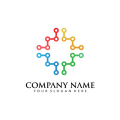 Computer Line Network logo icon 