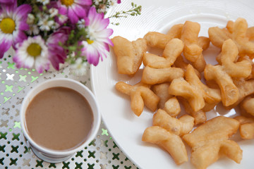 Coffee and fried bread
