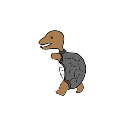 Animal turtle cartoon drawing