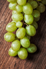 Bunch of green grapes