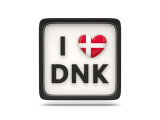 I love denmark sign