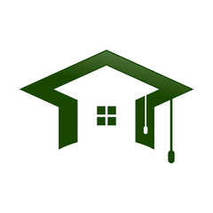 Graduation Cap House