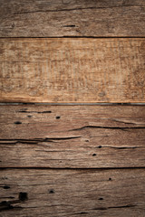Ruined natural wooden background