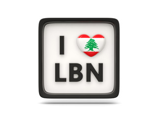 I love lebanon sign
