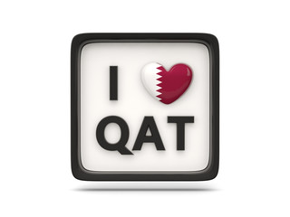 I love qatar sign
