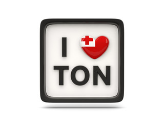 I love tonga sign