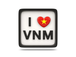 I love vietnam sign