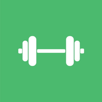 Fitness weights icon. Lifting icon.