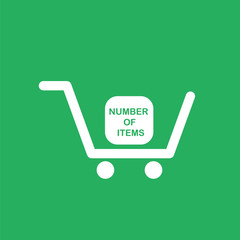 Shopping cart icon. Online shopping icon.