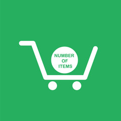 Shopping cart icon. Online shopping icon.