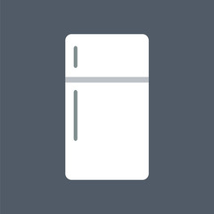 Fridge icon. Food icon.