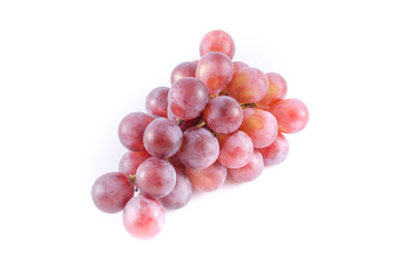 red grape isolated on white Background