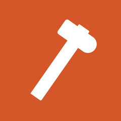 Hammer icon. Power tool icon.