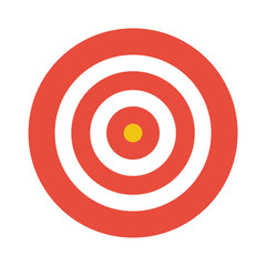 Target icon. Goal icon.