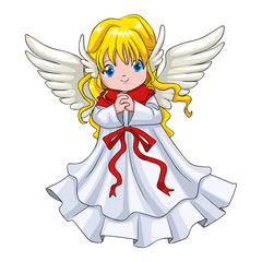 Cute Cartoon Of An Angel