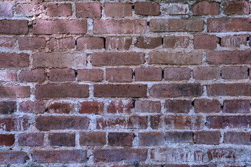 old red brick wall texture background