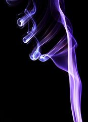 Abstract smoke swirls