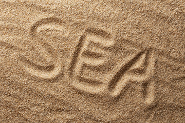 Texture of sea sand