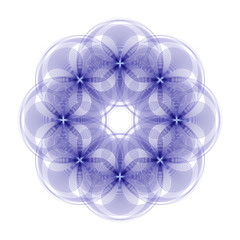 sophisticated abstract geometric pattern with curved lines