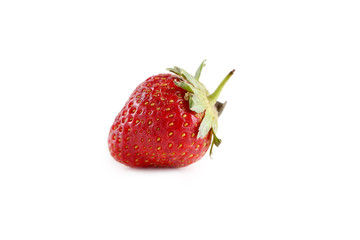 Strawberry berry isolated on white
